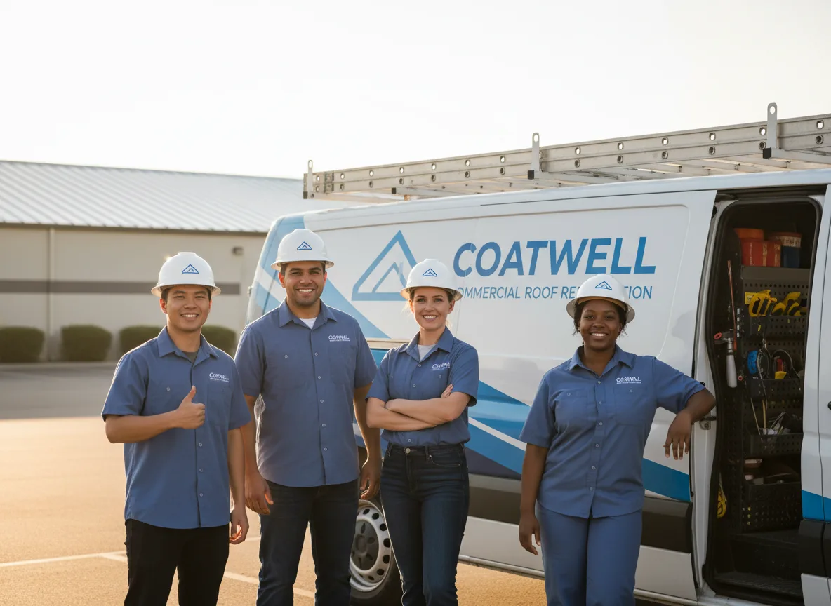 Commercial roof coating company in Camby, IN